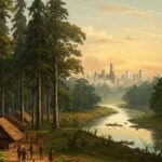 Rio Pinheiros há 500 anos e a cidade de São Paulo moderna